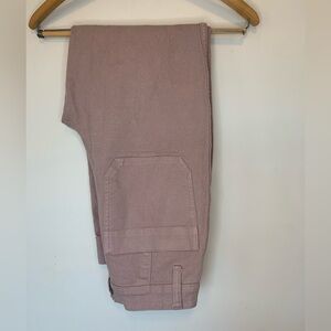 Madewell Women’s Mauve Tapered trousers pants Size 26 with small flaw